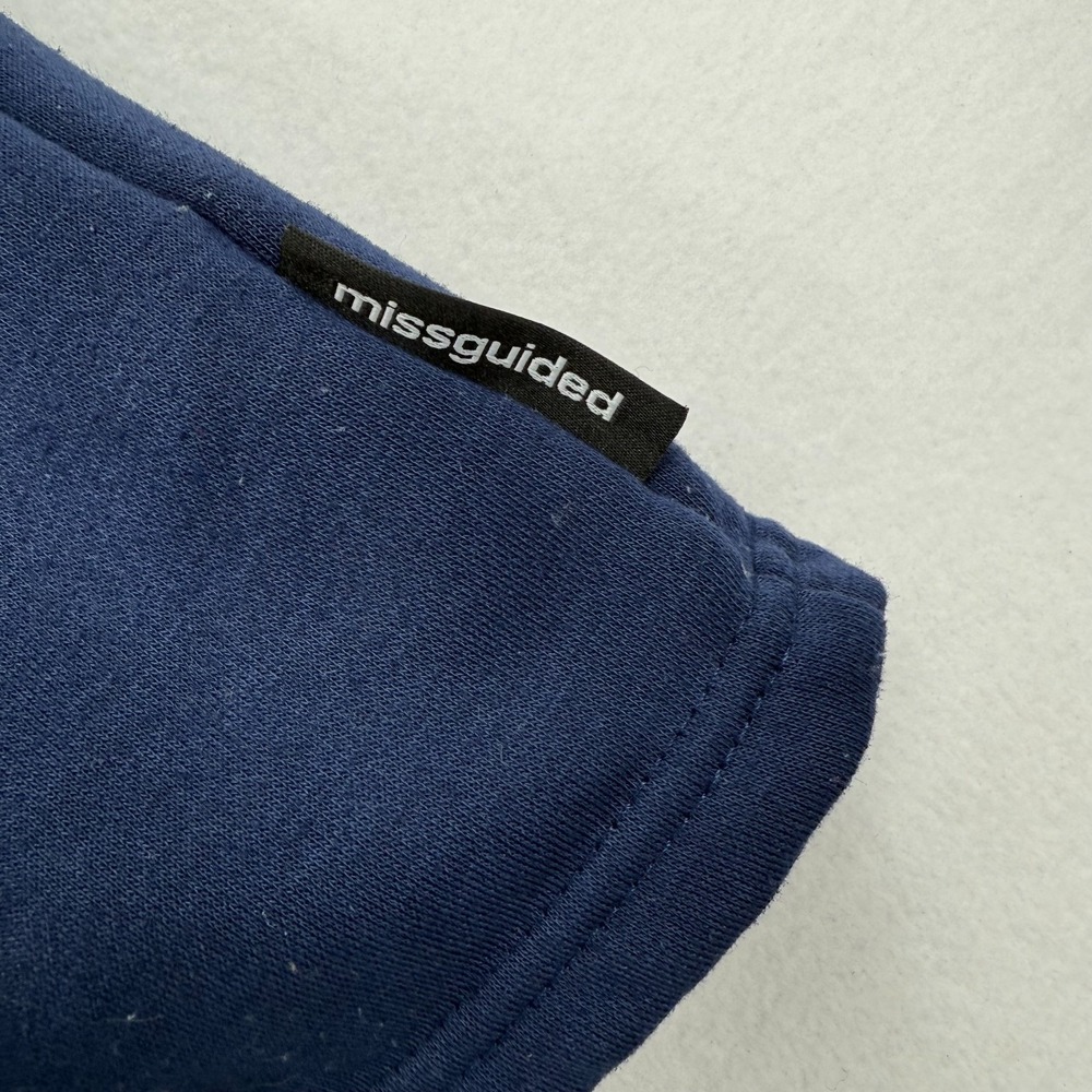 PLAYBOY Navy Blue Shorts with Cream Logo - Picture 4 of 10
